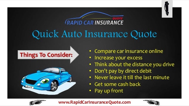 Get Rapid, Fast and Quick Car Insurance Quote Online