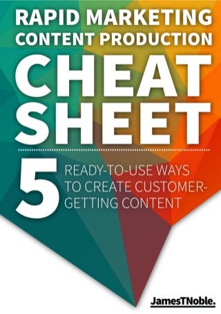 5 Ways to Create Customer-Getting Content
