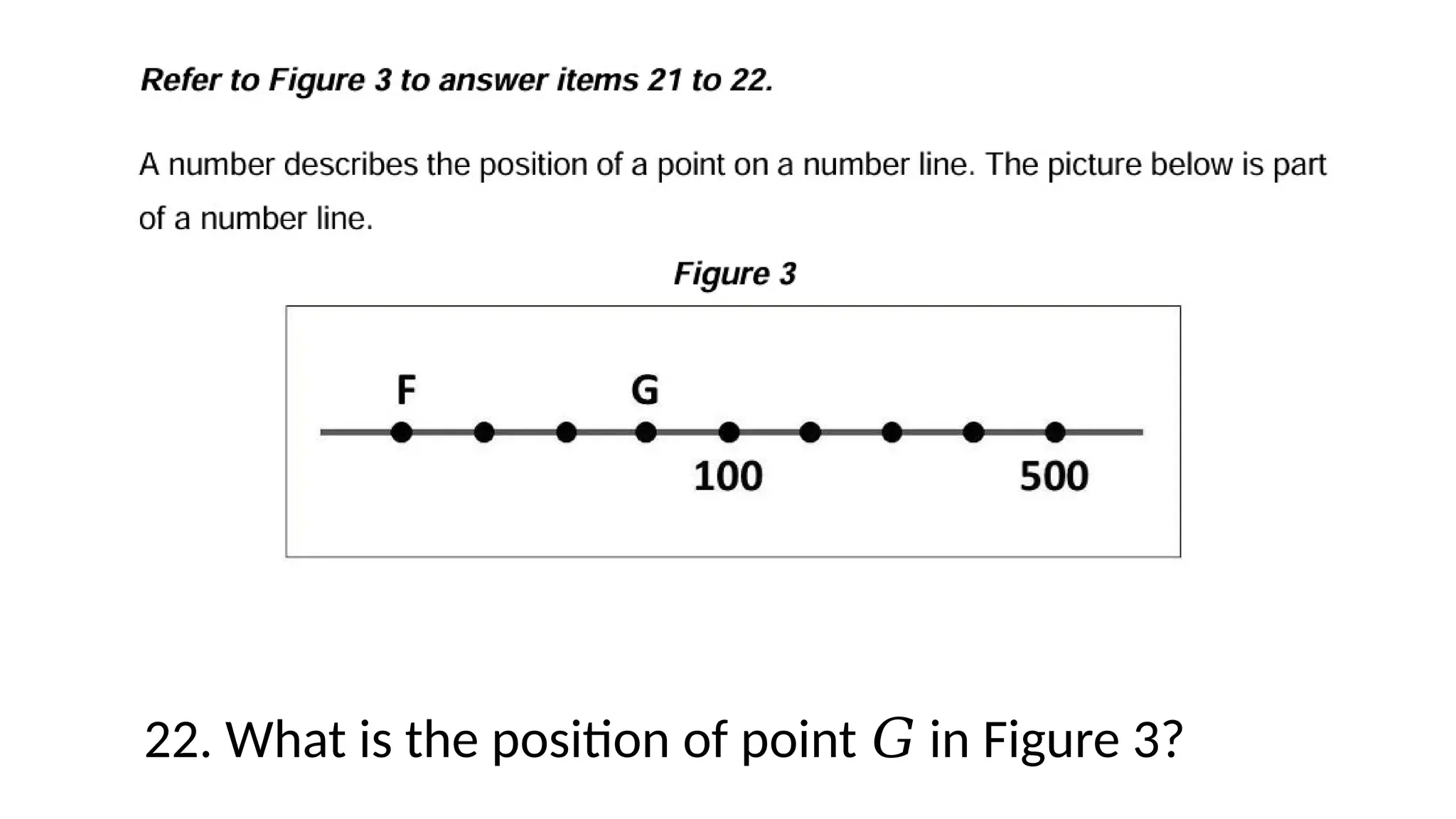 22. What is the position of point in Figure 3?
𝐺
 