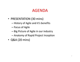 Rapid Project Inception