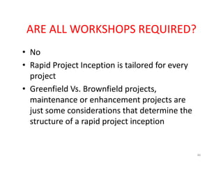 Rapid Project Inception