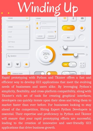 Rapid Prototyping: Developing GUI Applications with Python and Tkinter ...