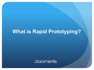 What is Rapid Prototyping | PPT
