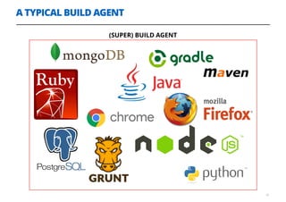 A TYPICAL BUILD AGENT
16
(SUPER) BUILD AGENT
 