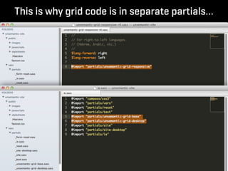This is why grid code is in separate partials…
 