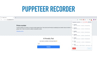 PUPPETEER RECORDER
 