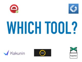 WHICH TOOL?
 