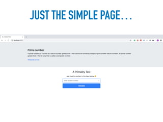 JUST THE SIMPLE PAGE…
 