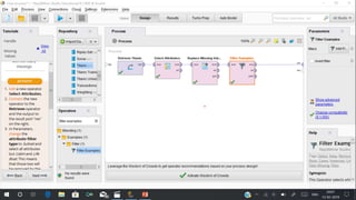 Handle Missing
values
 