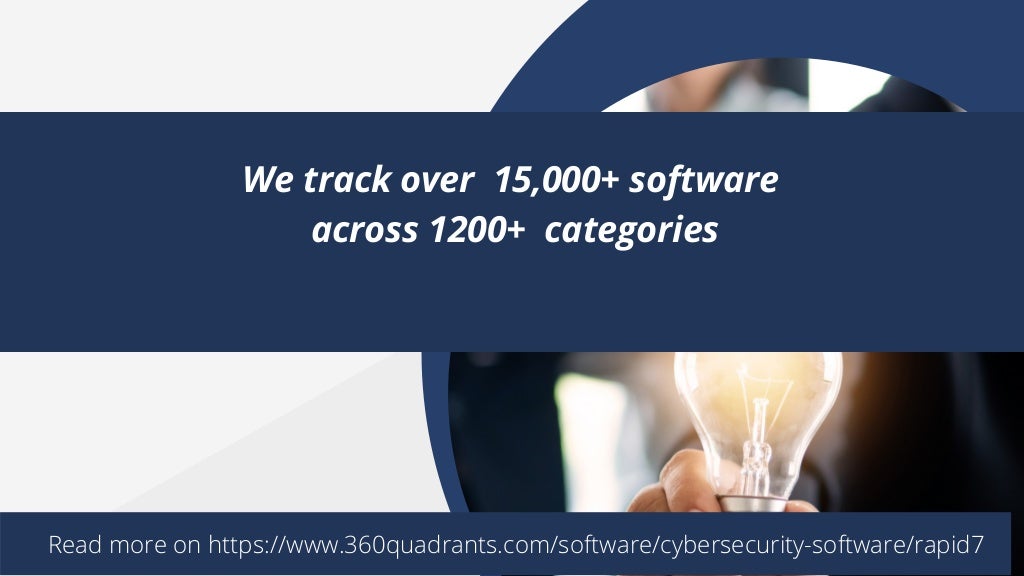 We track over 15,000+ software
across 1200+ categories






Read more on https://www.360quadrants.com/software/cybersecurity-software/rapid7
 