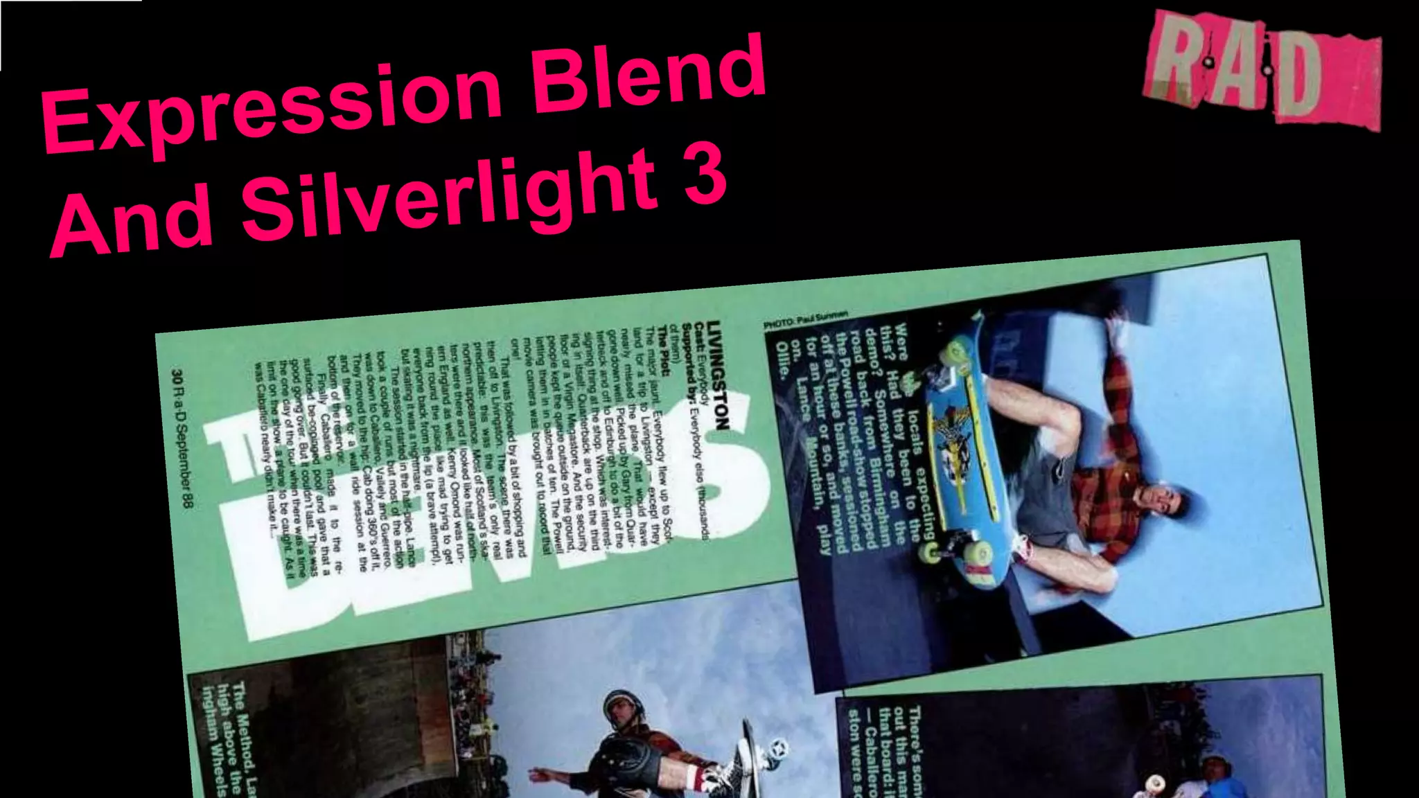 Expression Blend And Silverlight 3