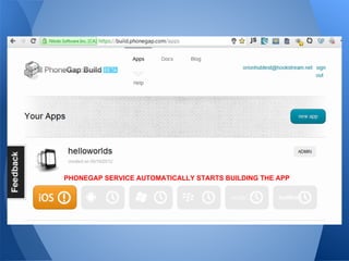 Rapid App Development for PhoneGap