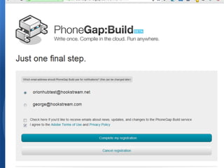 Rapid App Development for PhoneGap
