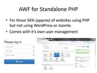 Rapid application development for WordPress using AWF | PPTX