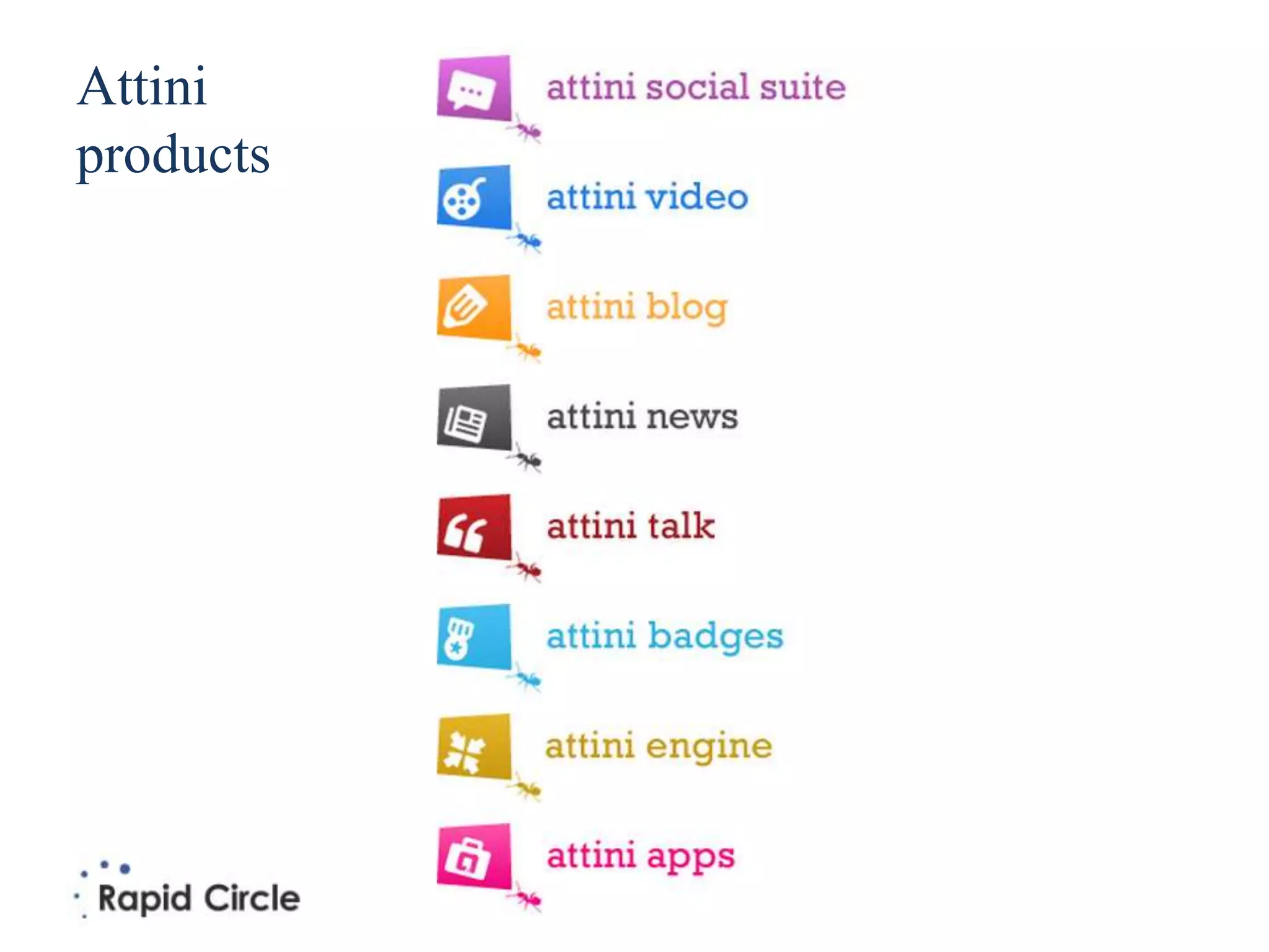 Attini
products
 
