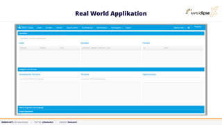 MARKUS KETT, CEO MicroStream | TWITTER: @MarkusKett | LINKEDIN: MarkusKett
Real World Applikation
 