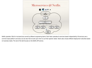 Microservices @ Netflix
 