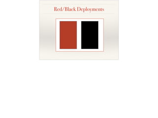 Red/Black Deployments
 