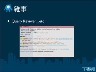 • Query Reviwer....etc
 