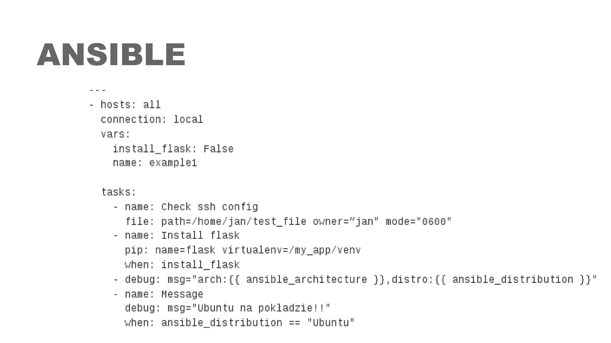 ANSIBLE
 