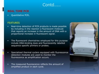 Rapid Diagnostic Techniques for Detection of Infectious Diseases | PPTX