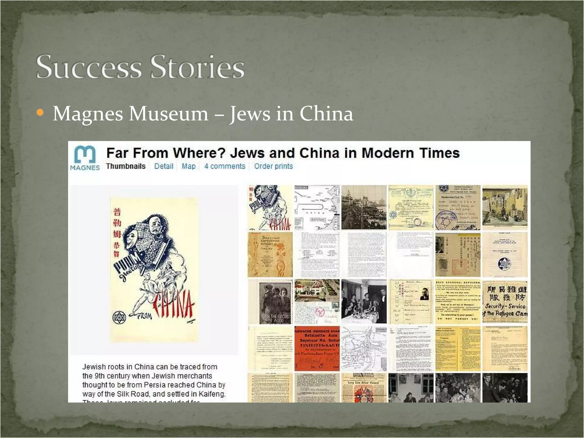 Magnes Museum – Jews in China 