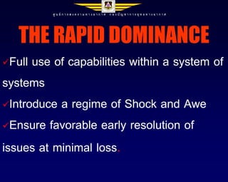 บรรยาย Rapid Dominance | PDF