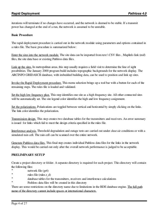 Pathloss 5 Software Download