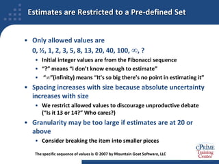 Delphi Methods Tap “Collective Wisdom”Important characteristics of this approach includeReliance on a Team of experts, not individuals, for estimationAvoidance of expert bias (“anchoring”)Focus on variance to improve estimates