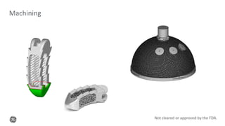 Machining
Not cleared or approved by the FDA.
 
