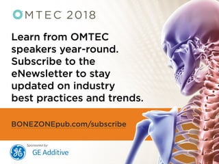 Additive Manufacturing - Design Considerations Rapid Fire - OMTEC 2018