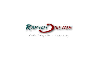 Integrate distributed MS Dynamics NAV Databases using RapidiOnline & the Replicator 5.0