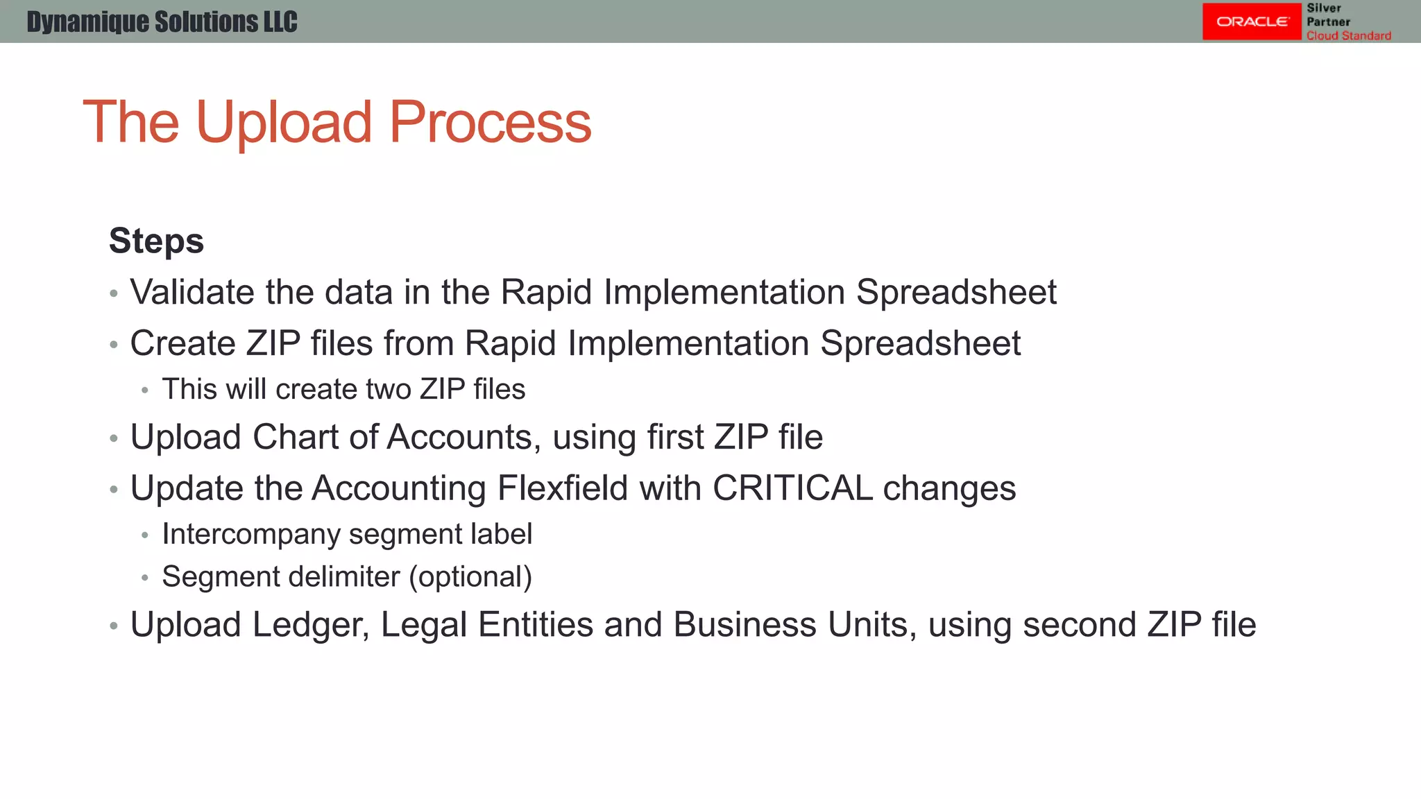 Rapid implementation Spreadsheets in Oracle ERP Cloud | PPTX | Cloud ...