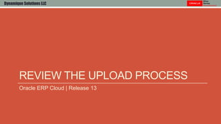 Rapid implementation Spreadsheets in Oracle ERP Cloud | PPTX