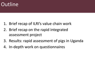 Rapid integrated assessment of food safety and nutrition: Context