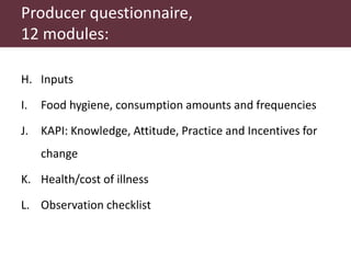 Rapid integrated assessment of food safety and nutrition: Context