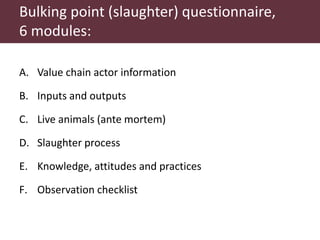 Rapid integrated assessment of food safety and nutrition: Context