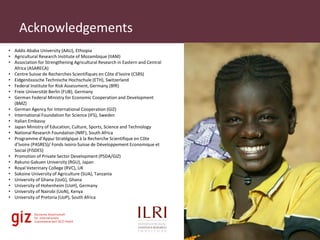 Rapid integrated assessment of food safety and nutrition: Context