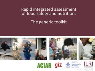 Rapid integrated assessment of food safety and nutrition: Context