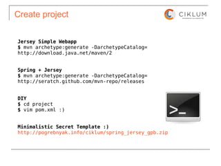 Rapid java backend and api development for mobile devices | PPT