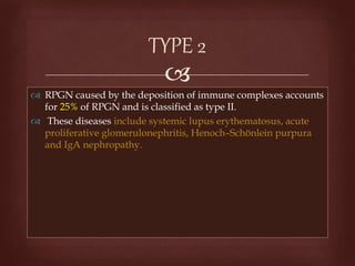 Rpgn Patterns Rapidly progressive glomerulonephritis | PPTX