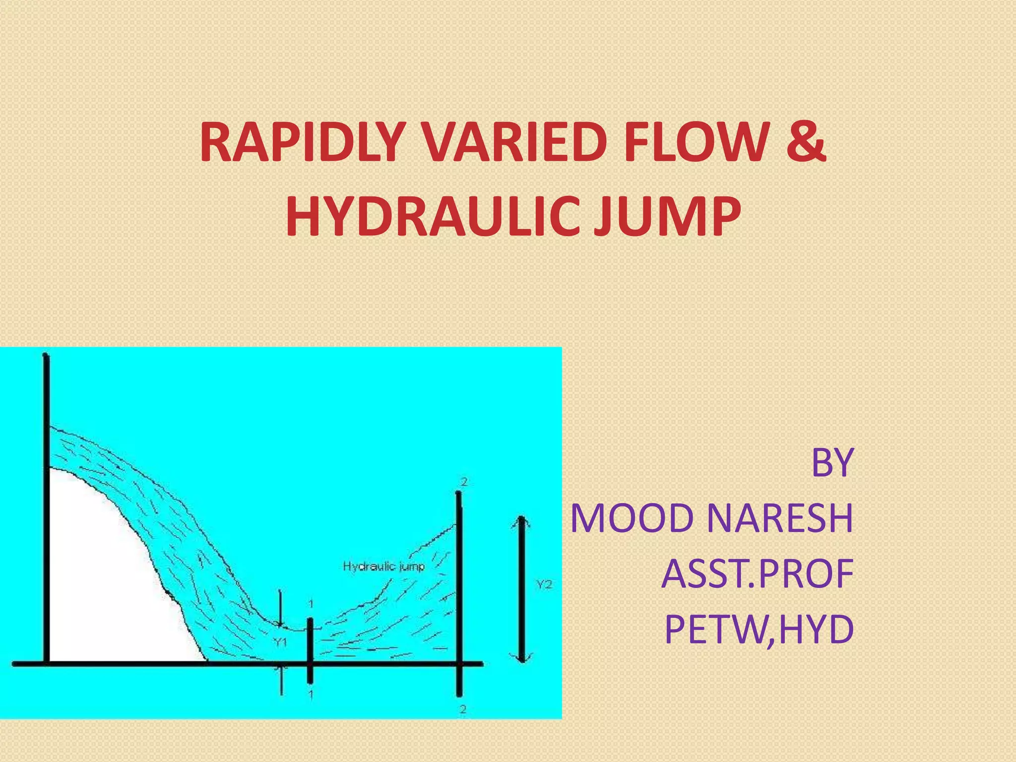 Petw Rapidly varied flow | PPTX
