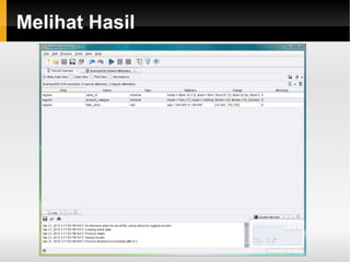View Operator Process control Untuk mengontrol aliran proses, seperti  loop  atau  conditional branch . Utility Untuk mengelompokkan  subprocess , juga  macro  dan  logger . Repository Access Untuk membaca dan menulis repositori. 