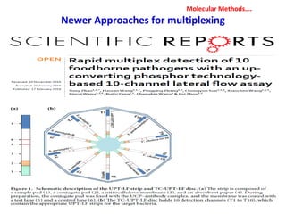 Newer Approaches for multiplexing
Molecular Methods….
 