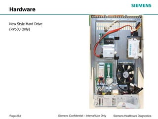 Page 264 Siemens Healthcare Diagnostics
Siemens Confidential – Internal Use Only
Hardware
New Style Hard Drive
(RP500 Only)
 