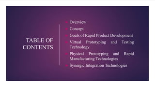 Rapid product development | PPTX
