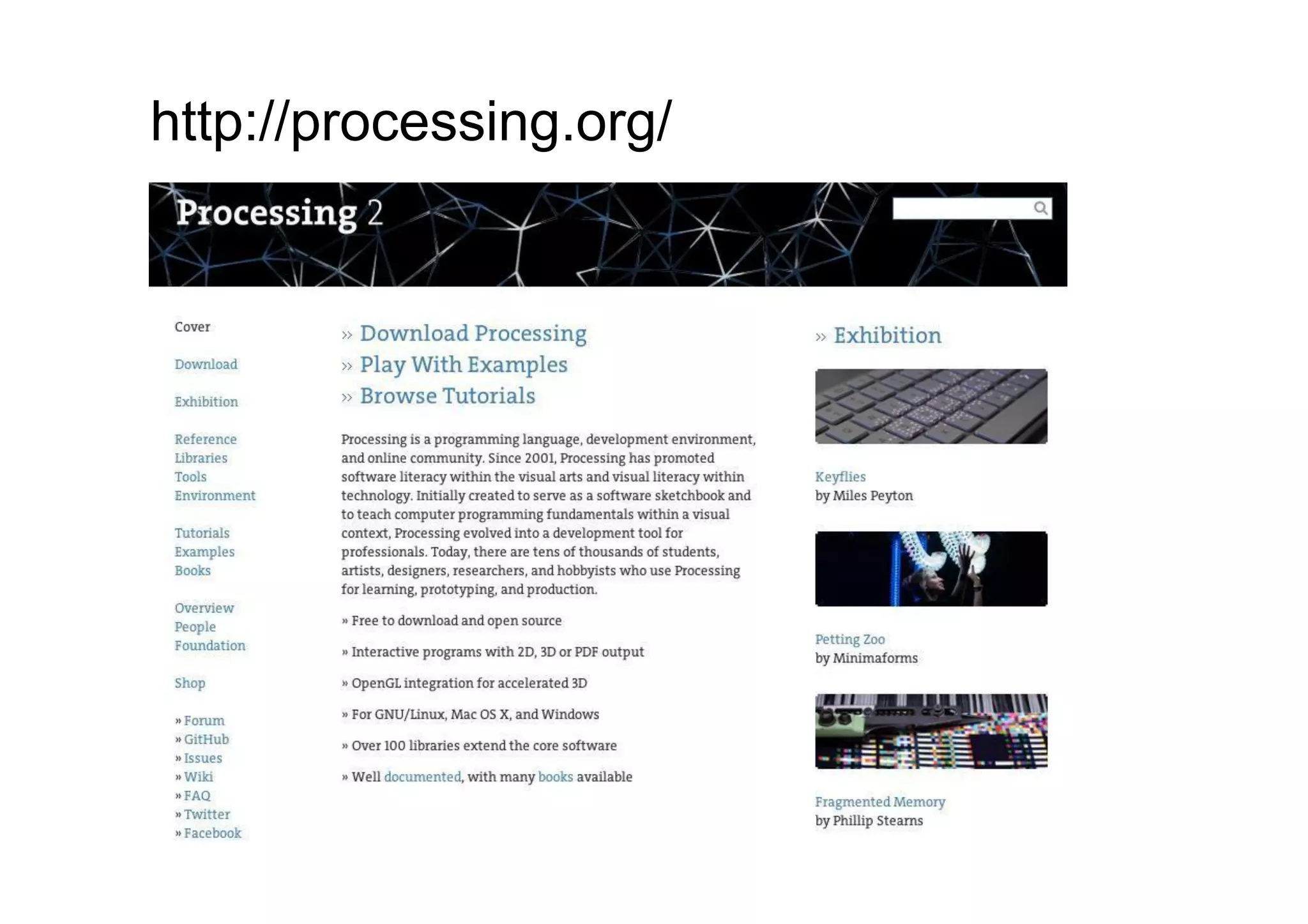http://processing.org/
 