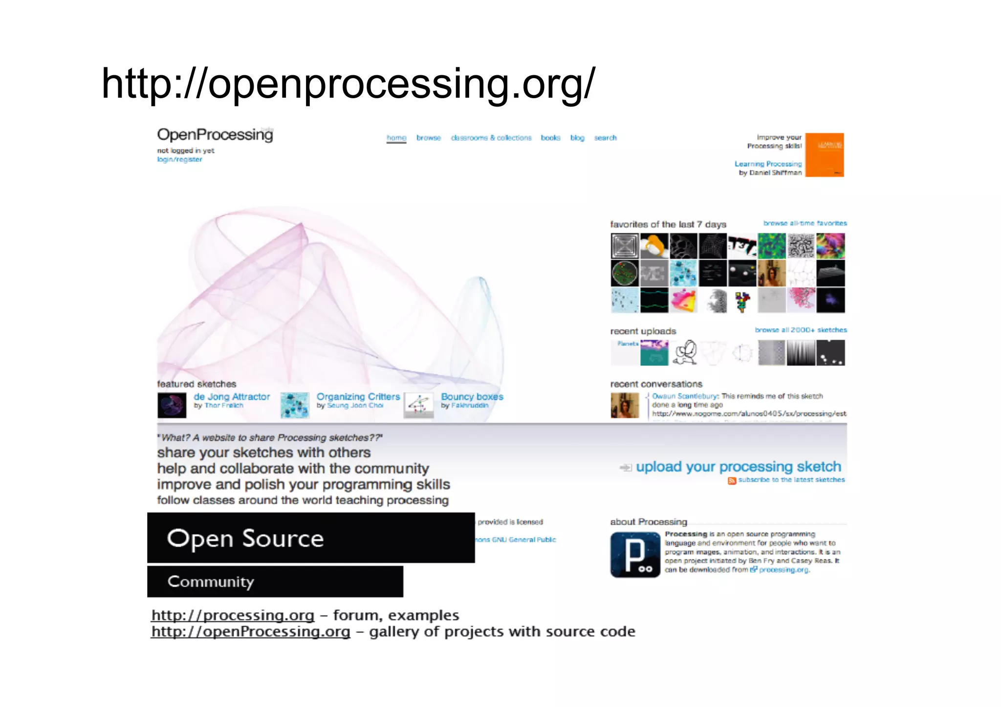 http://openprocessing.org/
 