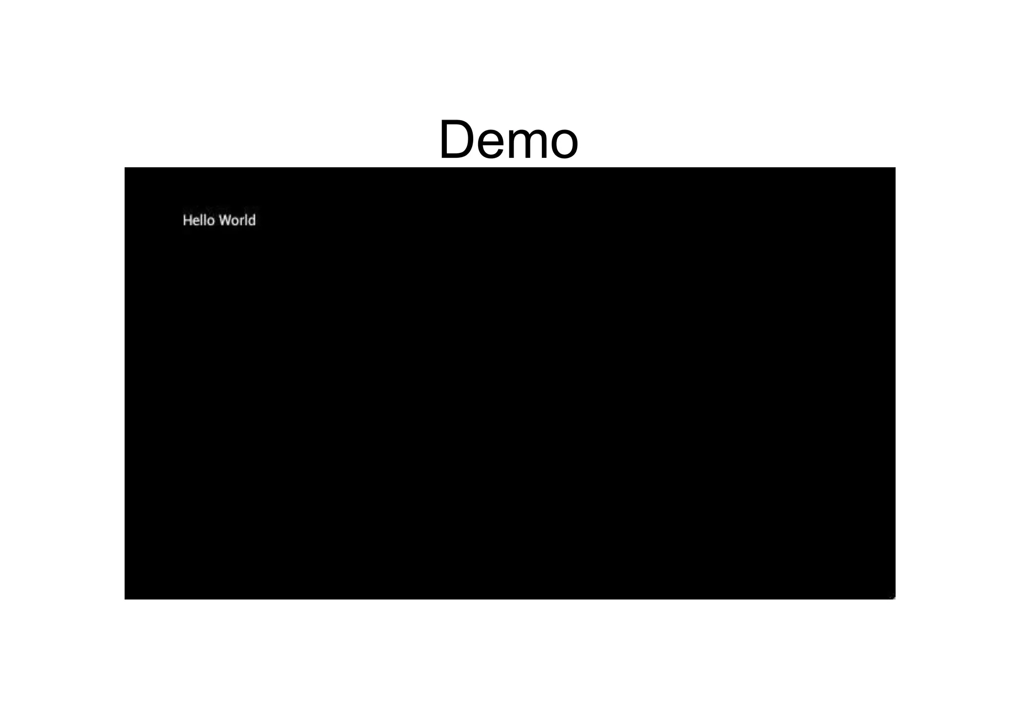 Demo
 
