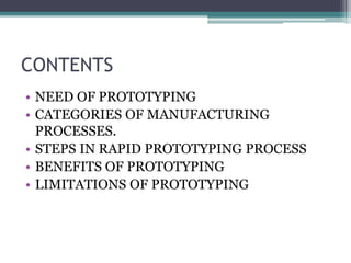 Rapid prototyping | PPTX